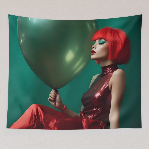Item preview, Glamor girl with balloon designed and sold by Tim-Ries.