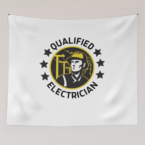 Item preview, Qualified electrician designed and sold by Hasithasu.