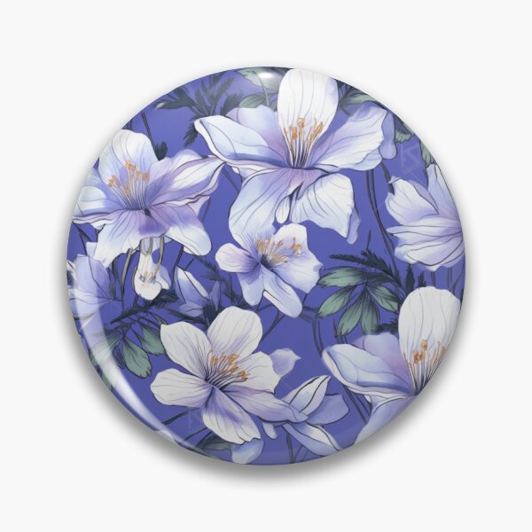 Item preview, Purple floral pattern  designed and sold by florallover444.