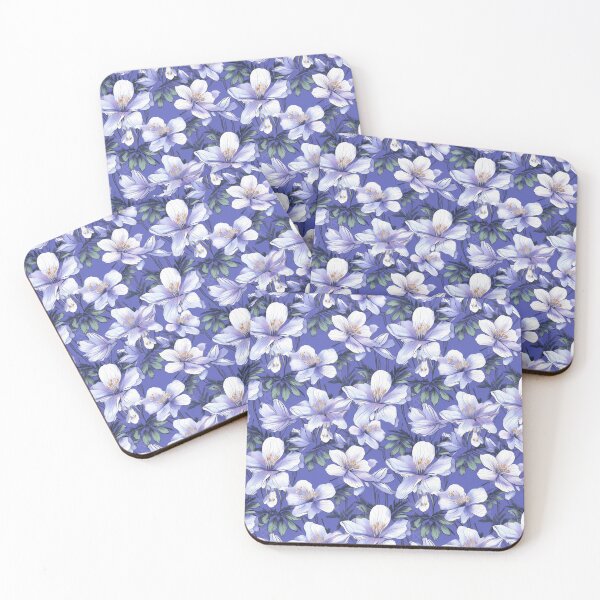 Item preview, Purple floral pattern  designed and sold by florallover444.