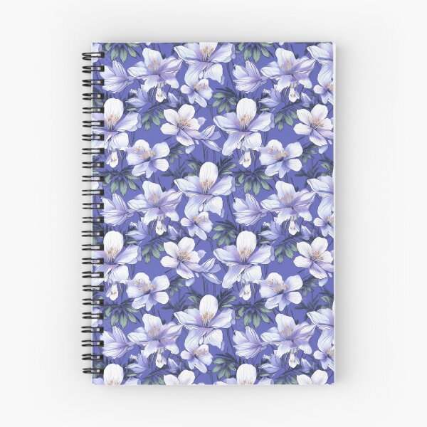 Item preview, Purple floral pattern  designed and sold by florallover444.
