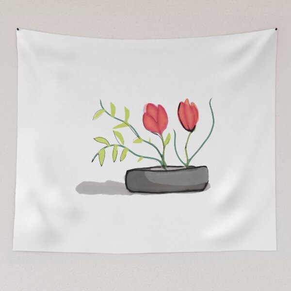Item preview, tulips ikebana designed and sold by StudioMasha.