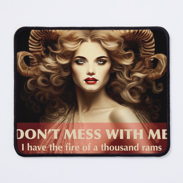 Item preview, Design for Aries with Funny Quotation_1 designed and sold by thematics.