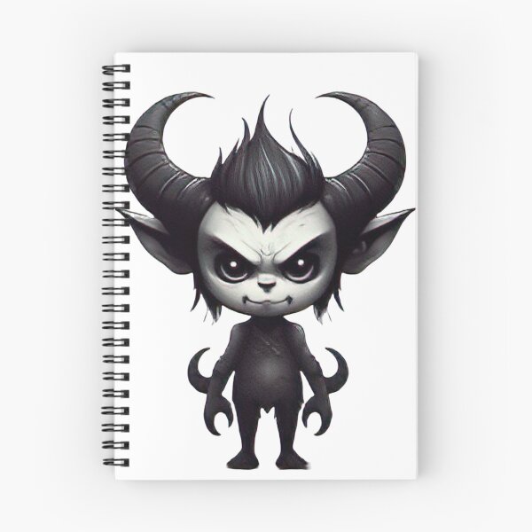 Item preview, small humanoid demon with long thin and pointed horns designed and sold by jerbiz.