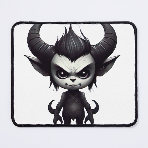 Item preview, small humanoid demon with long thin and pointed horns designed and sold by jerbiz.