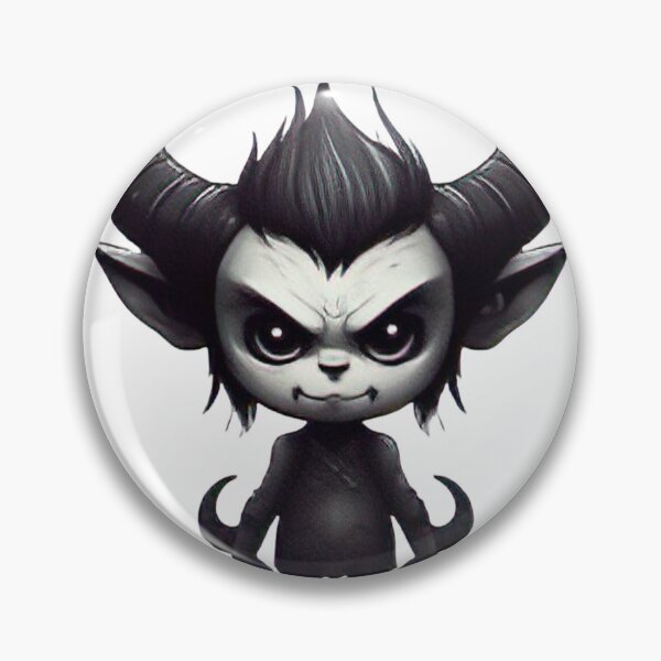 Item preview, small humanoid demon with long thin and pointed horns designed and sold by jerbiz.