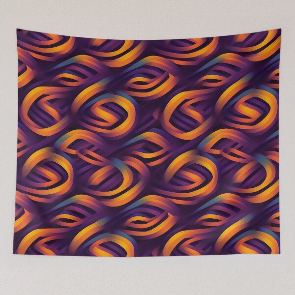 Item preview, Abstract Moire Loops – Seamless designed and sold by GalacticLabs.