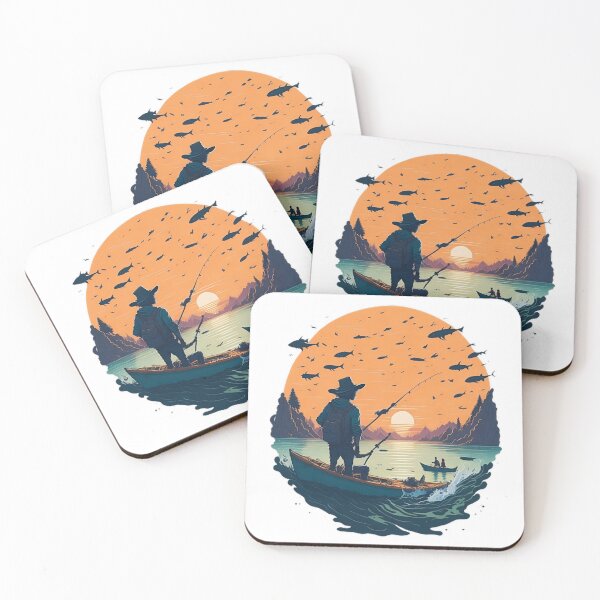 Item preview, Illustration of Fishermen at sunrise designed and sold by Redwal15.
