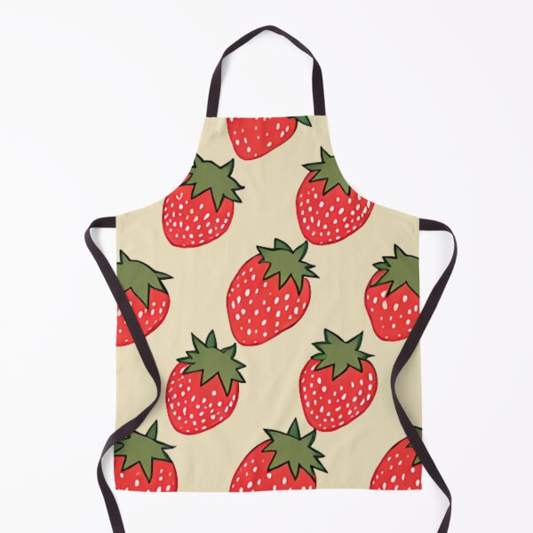 Item preview, strawberries pattern, soft, watercolor, sketch, pastel colors designed and sold by Emyku.