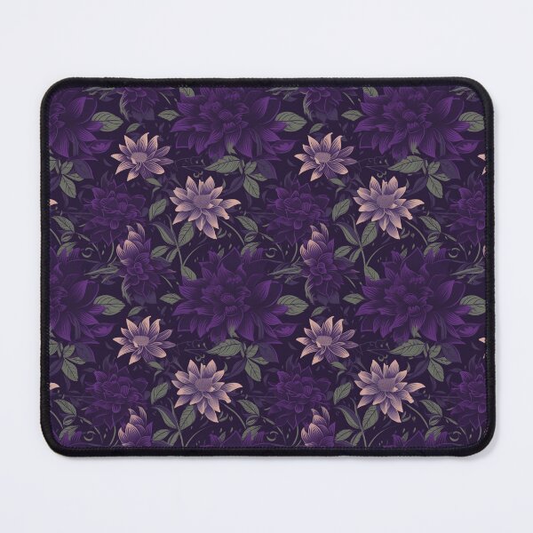 Item preview, Purple floral pattern  designed and sold by florallover444.