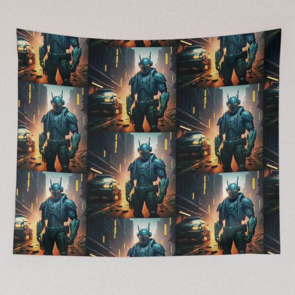 Item preview, Future Cop/Planet Police-Digital Art  by BLACK DRAGON DIGITAL  designed and sold by Grin.