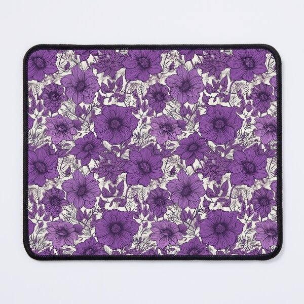 Item preview, Purple floral pattern  designed and sold by florallover444.