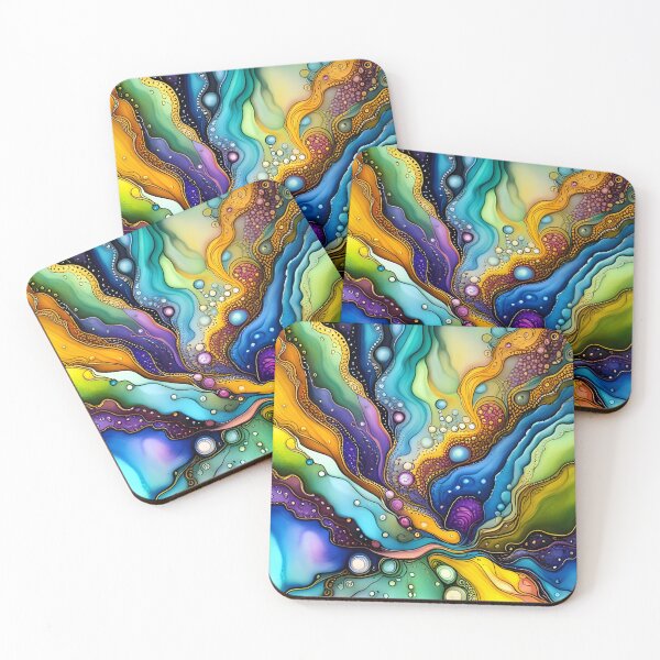 Item preview, Energetic Color Burst: Pretty Liquid Art Swirly Design designed and sold by AussieMuma.