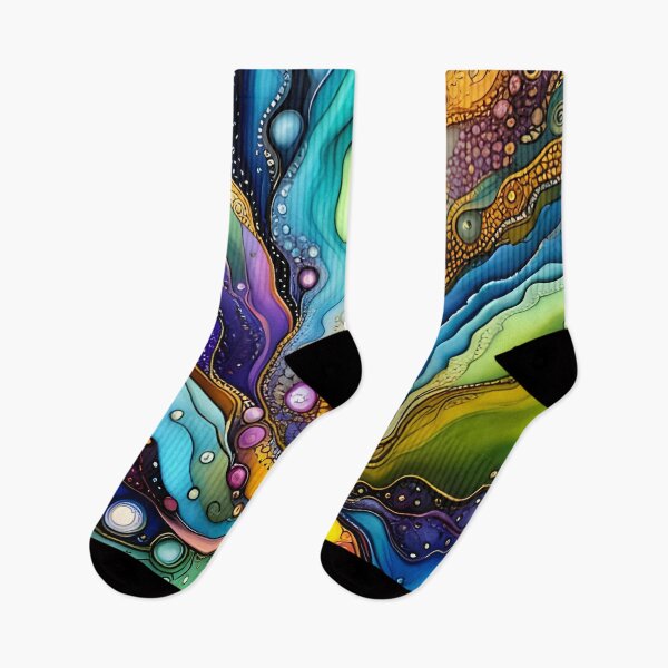 Item preview, Energetic Color Burst: Pretty Liquid Art Swirly Design designed and sold by AussieMuma.