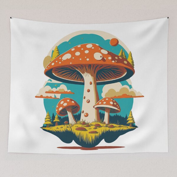 Aperçu de l'œuvre DBDS, graphique vectoriel champignon créée et vendue par DBDSLifestyle.