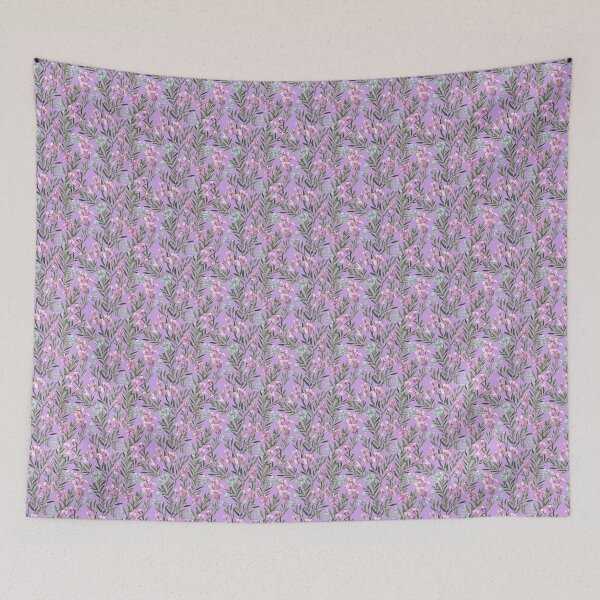Item preview, Purple floral pattern  designed and sold by florallover444.