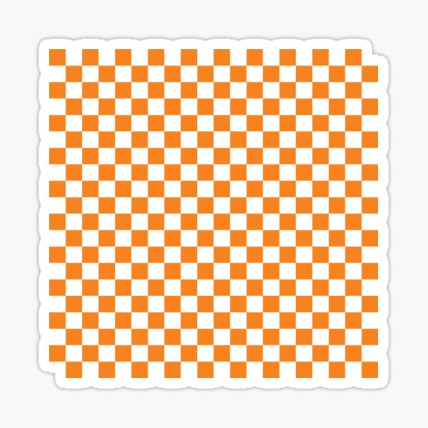 Vista previa del artículo con la obra «Tablero de ajedrez naranja», diseñado y vendido por Cool Fun  Awesome Time.