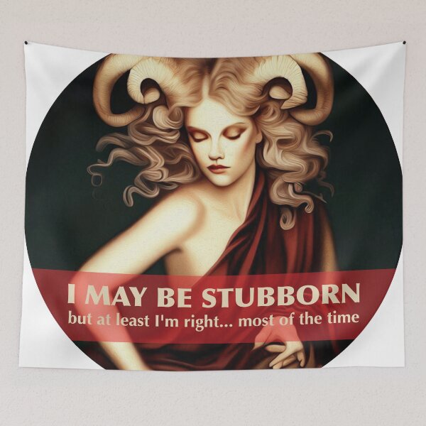 Item preview, Design for Aries with Funny Quotation_2 designed and sold by thematics.