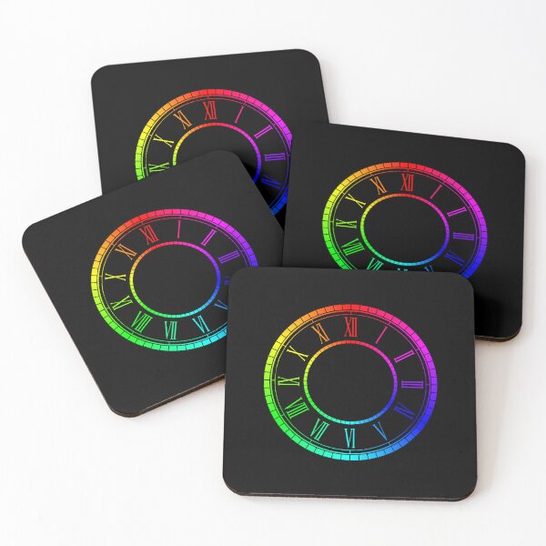 Item preview, Colour Wheel Clock Face (Black) designed and sold by Like-Clockwork.