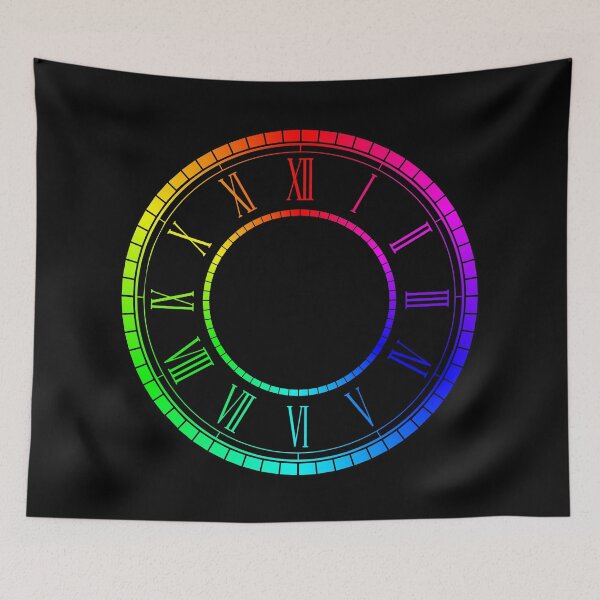 Item preview, Colour Wheel Clock Face (Black) designed and sold by Like-Clockwork.