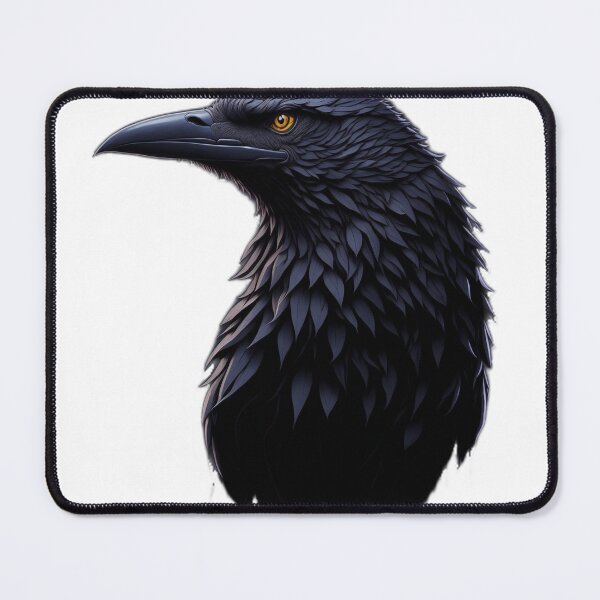 Item preview, Raven's Majesty: Hyperdetailed Splash Art of a Raven Head designed and sold by RedArtG09.