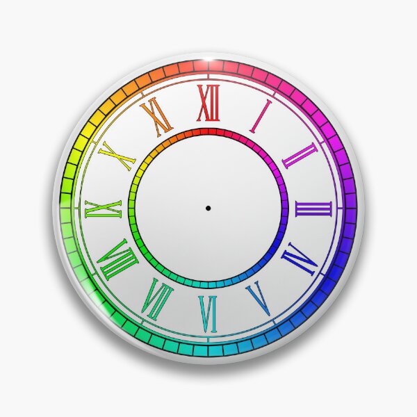 Item preview, Colour Wheel Clock Face (White) designed and sold by Like-Clockwork.