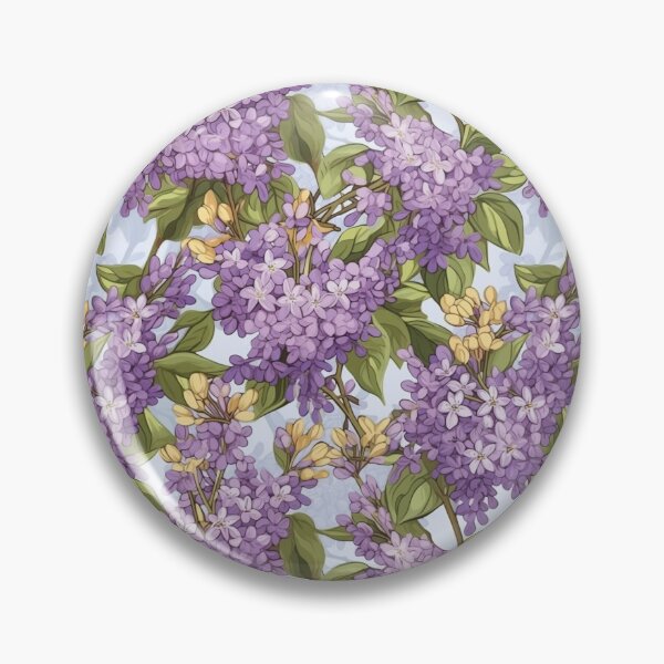 Item preview, Purple floral pattern  designed and sold by florallover444.