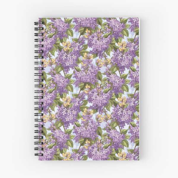 Item preview, Purple floral pattern  designed and sold by florallover444.