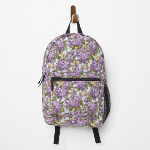 Item preview, Purple floral pattern designed and sold by florallover444.