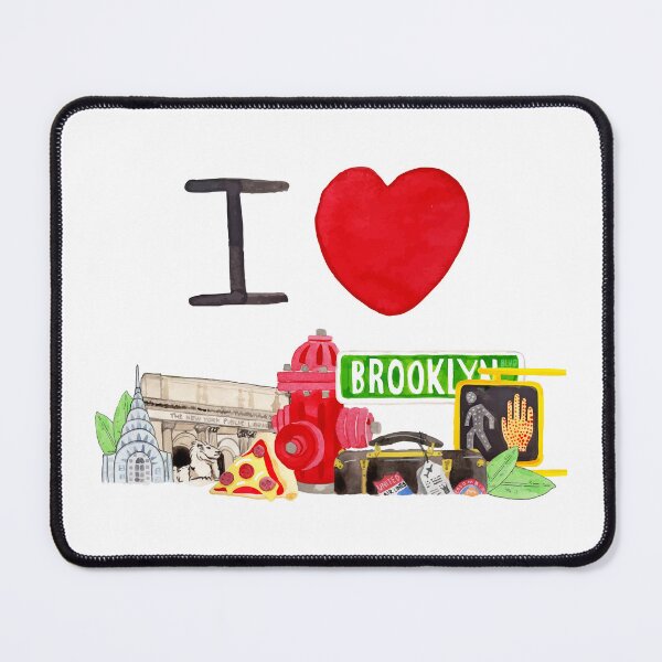 Item preview, I Love New York Landmarks and Icons designed and sold by chillaxcats.