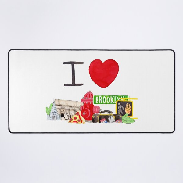 Item preview, I Love New York Landmarks and Icons designed and sold by chillaxcats.
