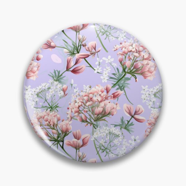 Item preview, Purple floral pattern  designed and sold by florallover444.