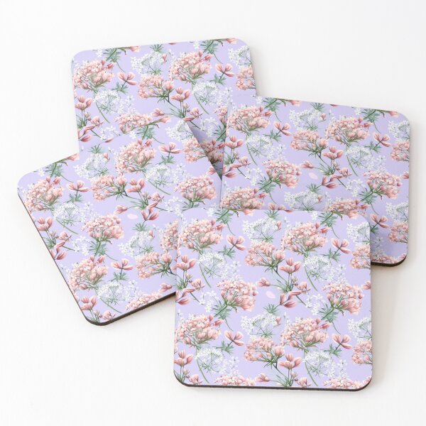 Item preview, Purple floral pattern  designed and sold by florallover444.