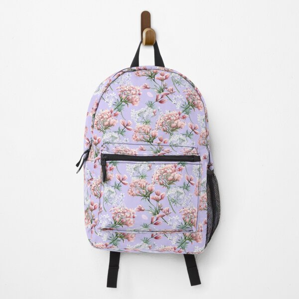 Item preview, Purple floral pattern designed and sold by florallover444.