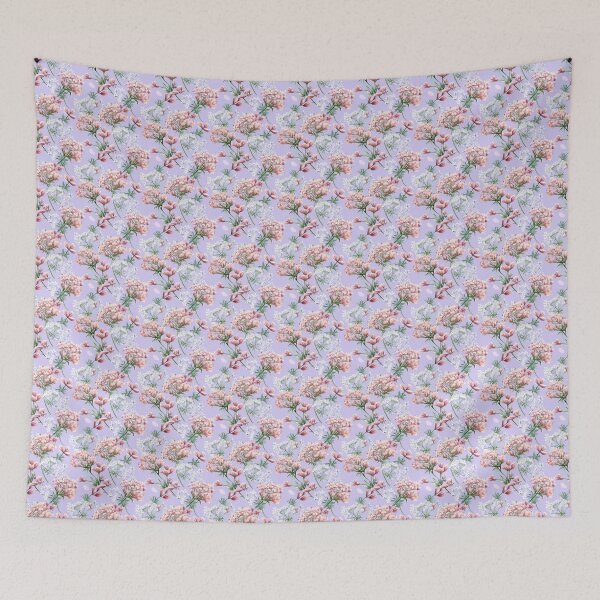 Item preview, Purple floral pattern  designed and sold by florallover444.