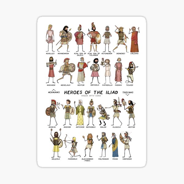 Greek Myth stickers