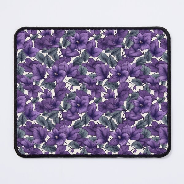 Item preview, Purple floral pattern  designed and sold by florallover444.