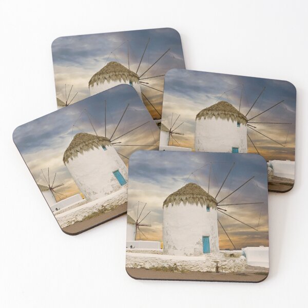 Item preview, Dawn at the Ancient Mykonos Windmills designed and sold by jaynerushton.