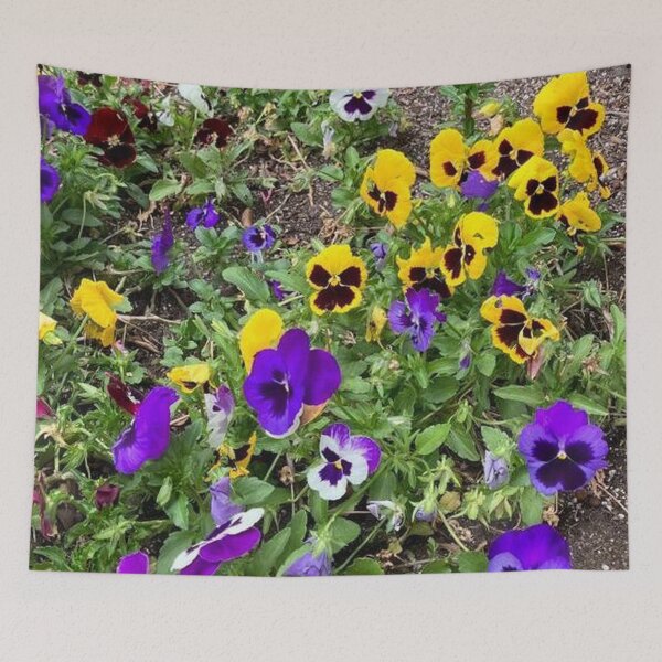 Item preview, Pansies in a mix of Yellow and Purple colors by Iritof designed and sold by iritof.