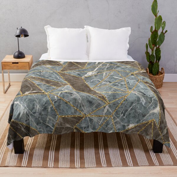 Item preview, Modern Marble Blend with Golden Accents designed and sold by ErSilme.