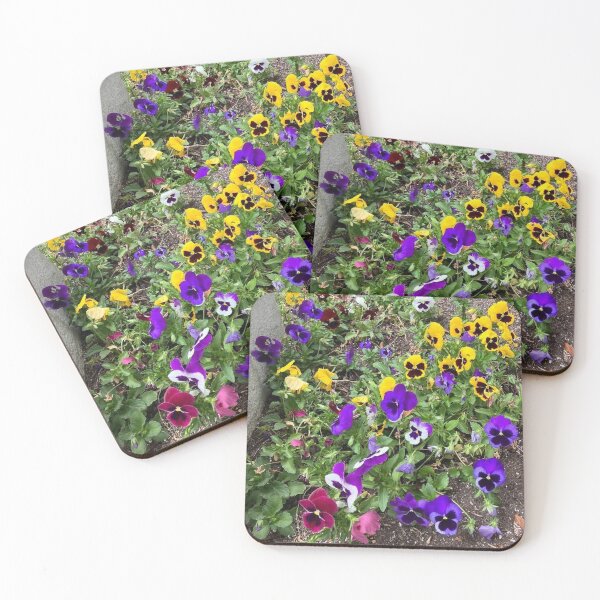 Item preview, Pansies in a mix of Yellow and Purple colors by Iritof designed and sold by iritof.