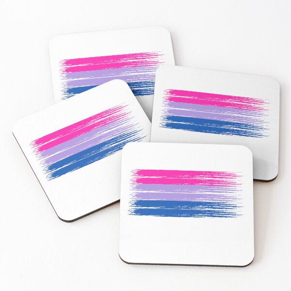 Item preview, Pride Collection - Bisexual Pride Flag (Paint Streak/Horizontal) designed and sold by T-WoodCreations.