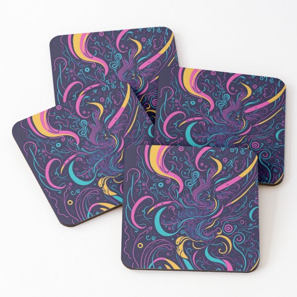 Item preview, Neon Dreams: A Dazzling Display of Abstract Doodles designed and sold by RedArtG09.