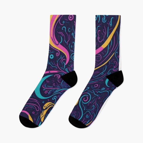 Item preview, Neon Dreams: A Dazzling Display of Abstract Doodles designed and sold by RedArtG09.