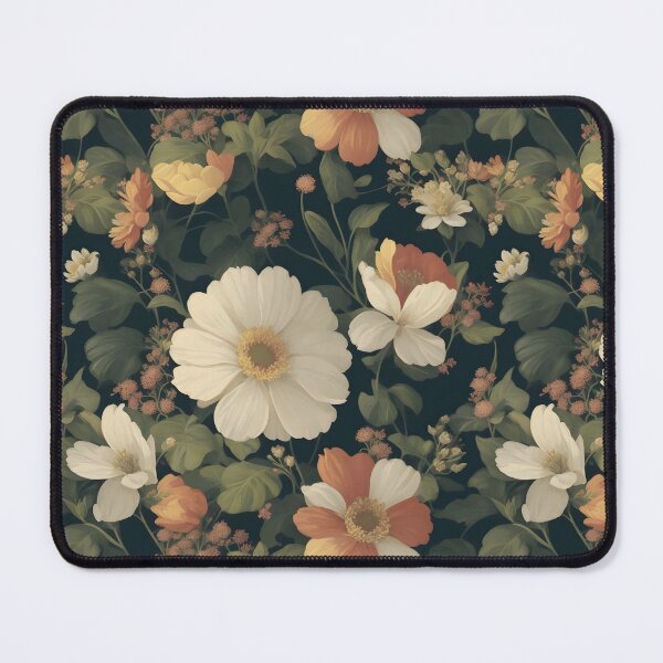 Item preview, AI Generated 70s Watercolor Tropical Flower and Leaf pattern  designed and sold by AiArtMerch.