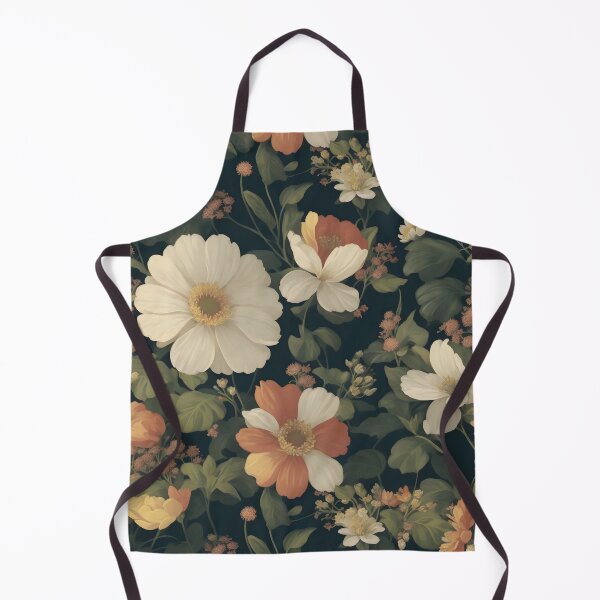 Item preview, AI Generated 70s Watercolor Tropical Flower and Leaf pattern  designed and sold by AiArtMerch.