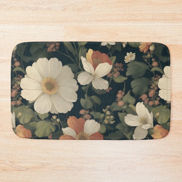 Item preview, AI Generated 70s Watercolor Tropical Flower and Leaf pattern  designed and sold by AiArtMerch.