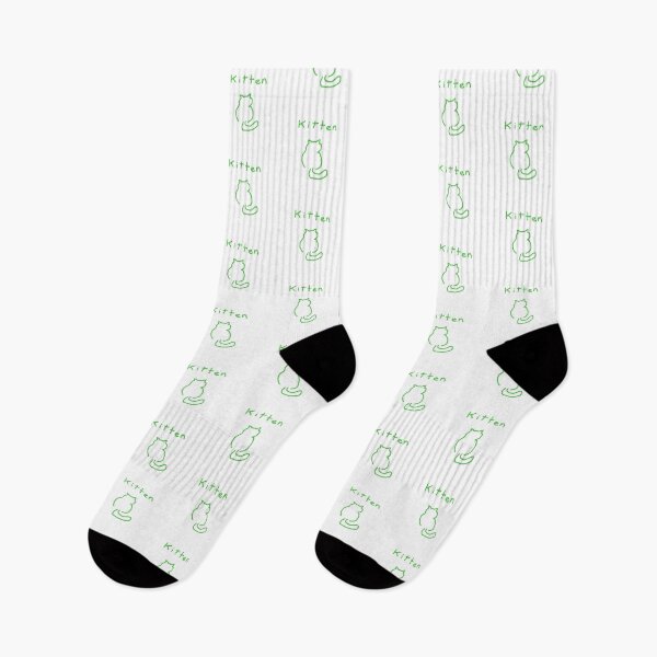 Item preview, Green drawing of a cat designed and sold by Grzegorz Majerski.