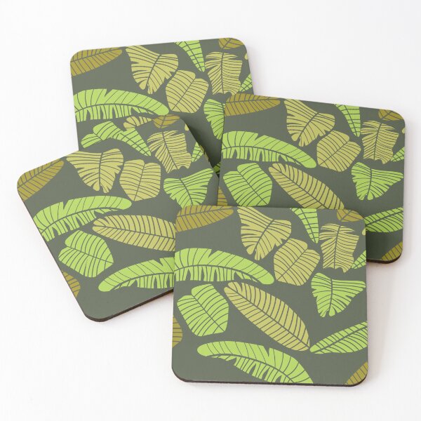 Item preview, Green leaves of tropical plants designed and sold by ReflectedCrafts.