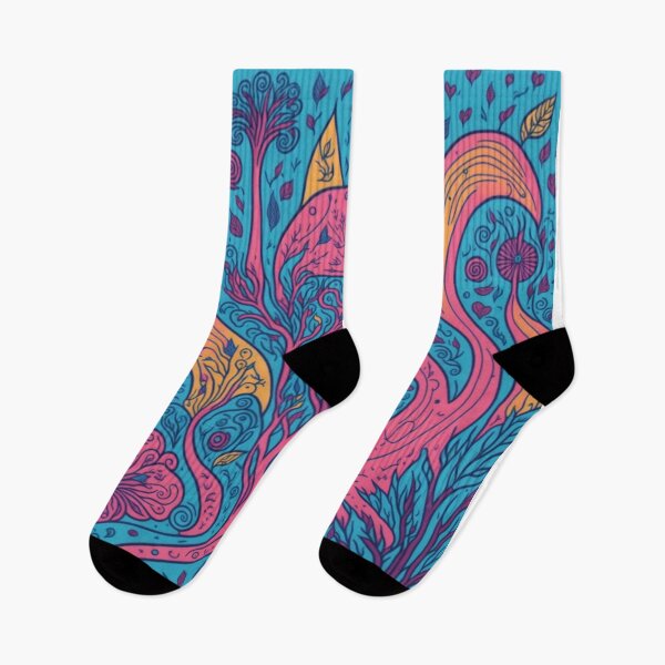 Artikelvorschau, Pastel Dreamscape: A Whimsical Journey through Abstract Doodles entworfen und verkauft von RedArtG09.